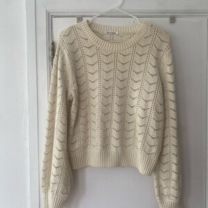 Reformation Cream Sweater